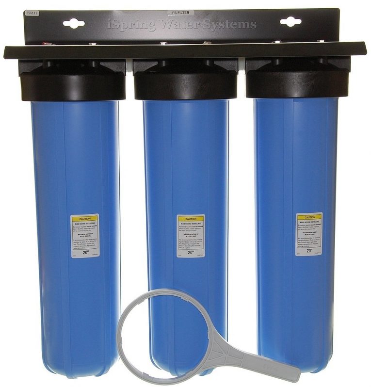iSpring WGB32B Three Stage 20- Inch Big Blue Whole House Water Filtration System Review